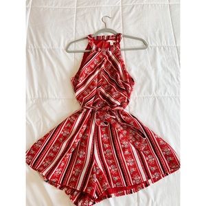 Red romper